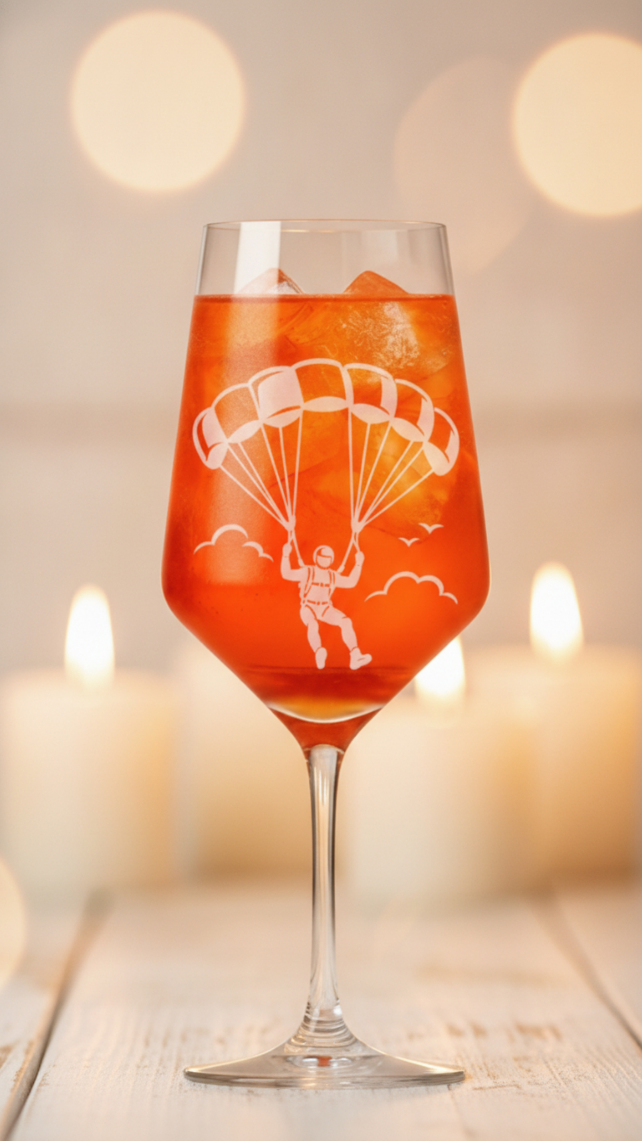 Weinglas Gravur Paragliding 350ml spülmaschinenfest - langlebig und stilvoll - Vorschau 10