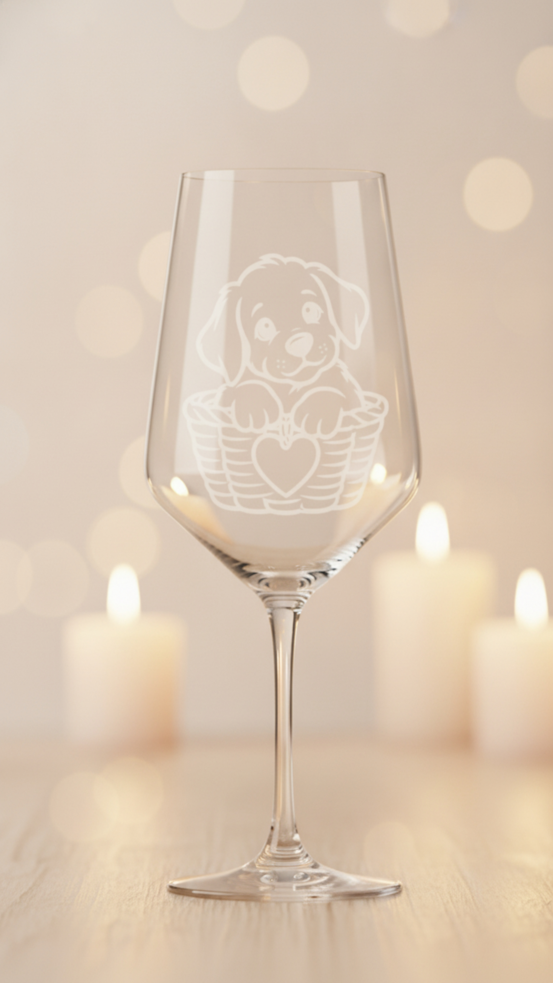 Weinglas Gravur Welpe Sweetie 350ml spülmaschinenfest Valhalla Glas - Vorschau 10