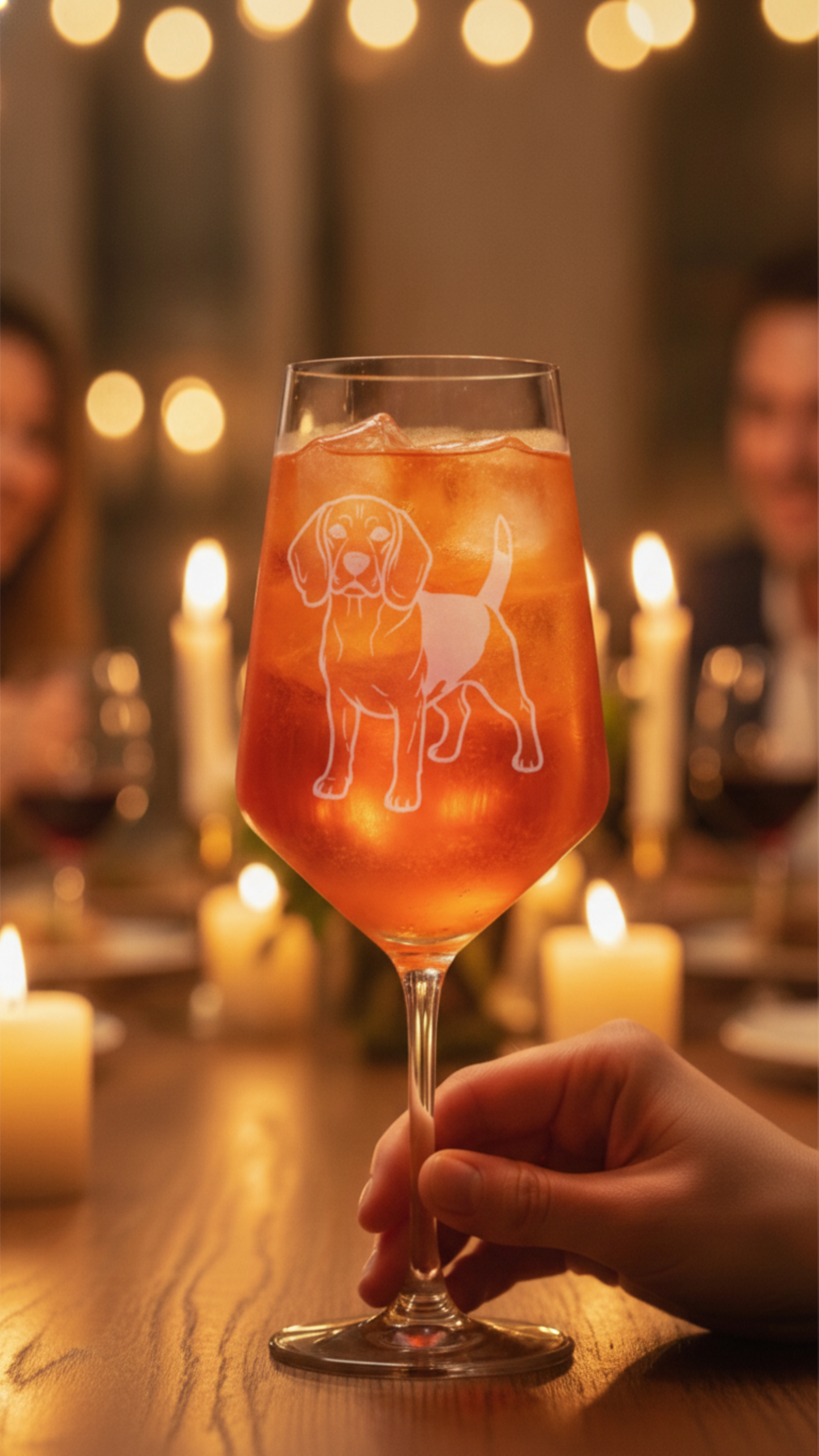Weinglas Gravur Beagle 350ml spülmaschinenfest-dauerhaft transparent - Vorschau 11