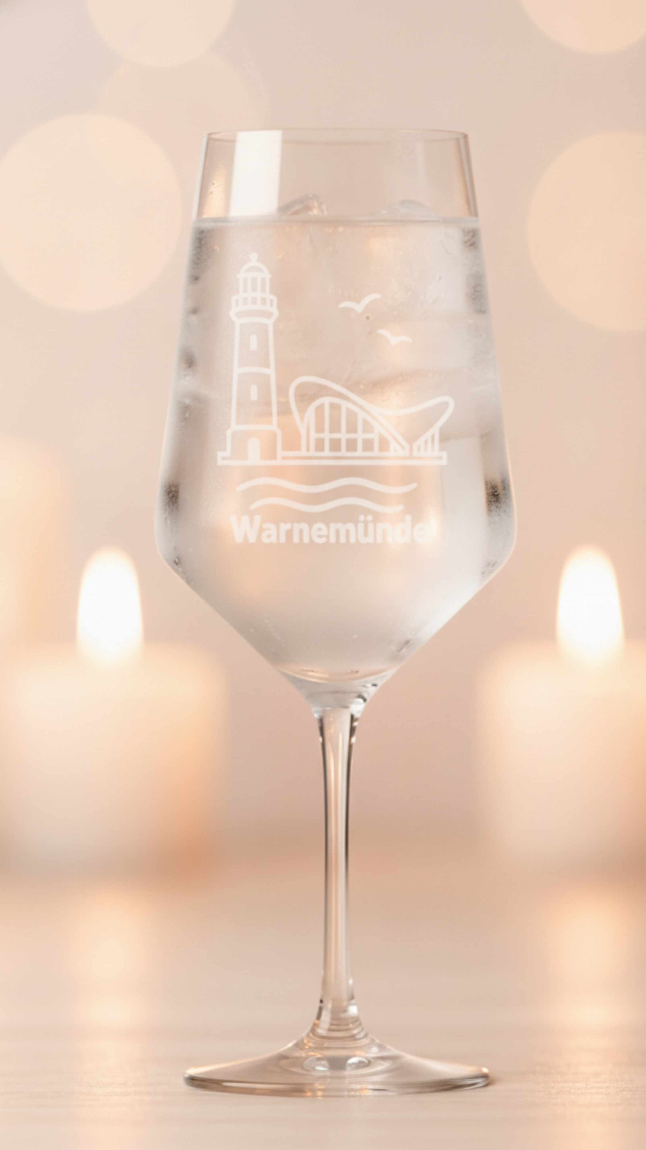 Weinglas Gravur Warnemünde 350ml spülmaschinenfest-dauerhaft-Haushalt-Gastronomie - Vorschau 10