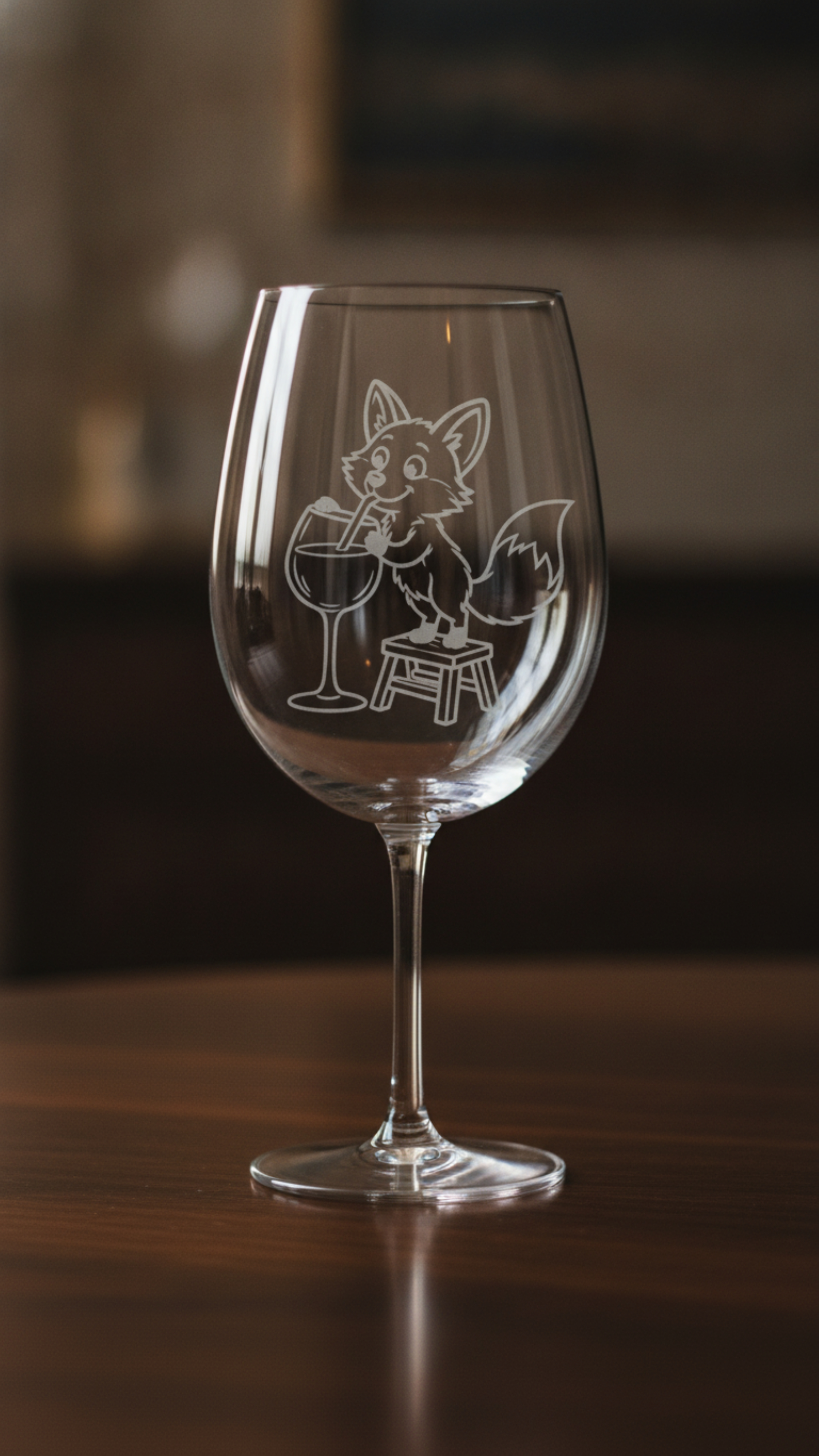 Weinglas Gravur Fuchs Weineke 350ml spülmaschinenfest-transparent-Valhalla - Vorschau 10