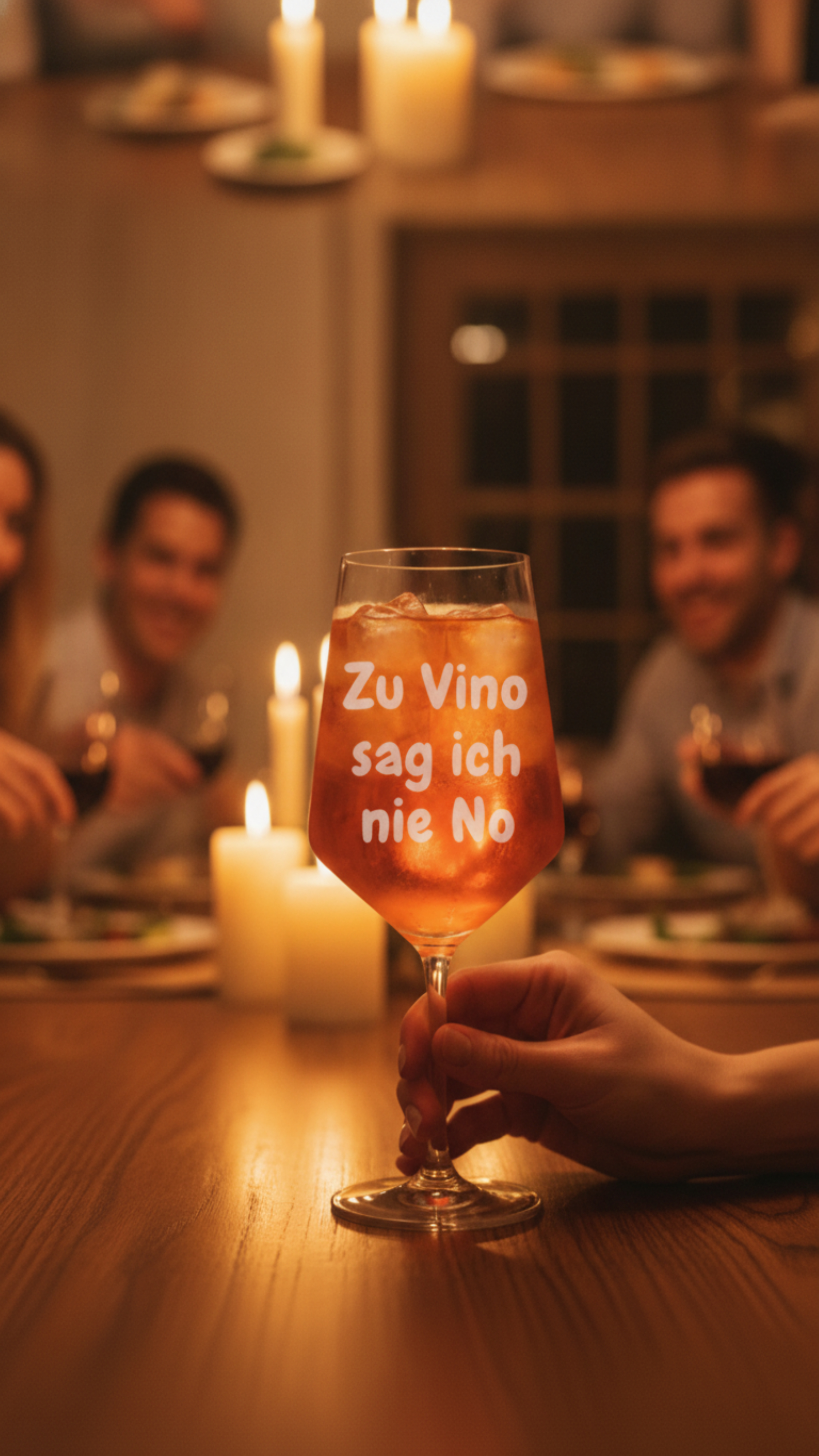 Weinglas mit Spruch-Gravur 'Zu Vino sag ich nie No' 350ml spülmaschinenfest Valhalla Design - Vorschau 11