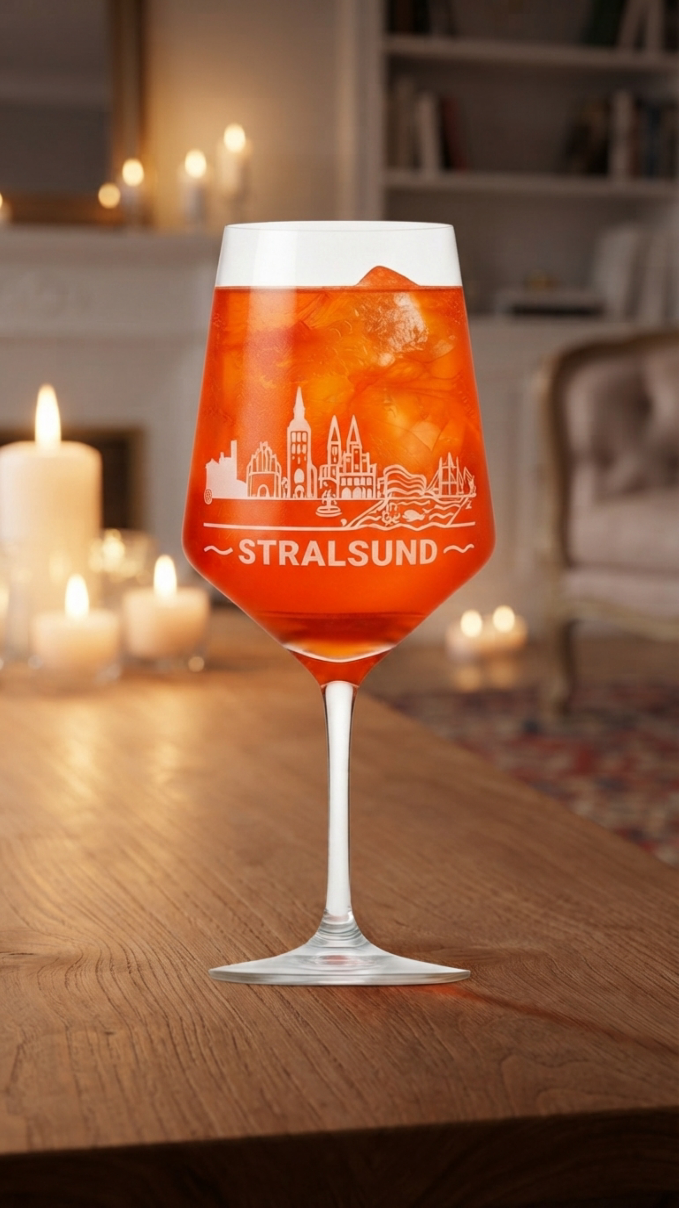 Weinglas Gravur Stralsund 350ml spülmaschinenfest-Valhalla-regionaler Bezug - Vorschau 11