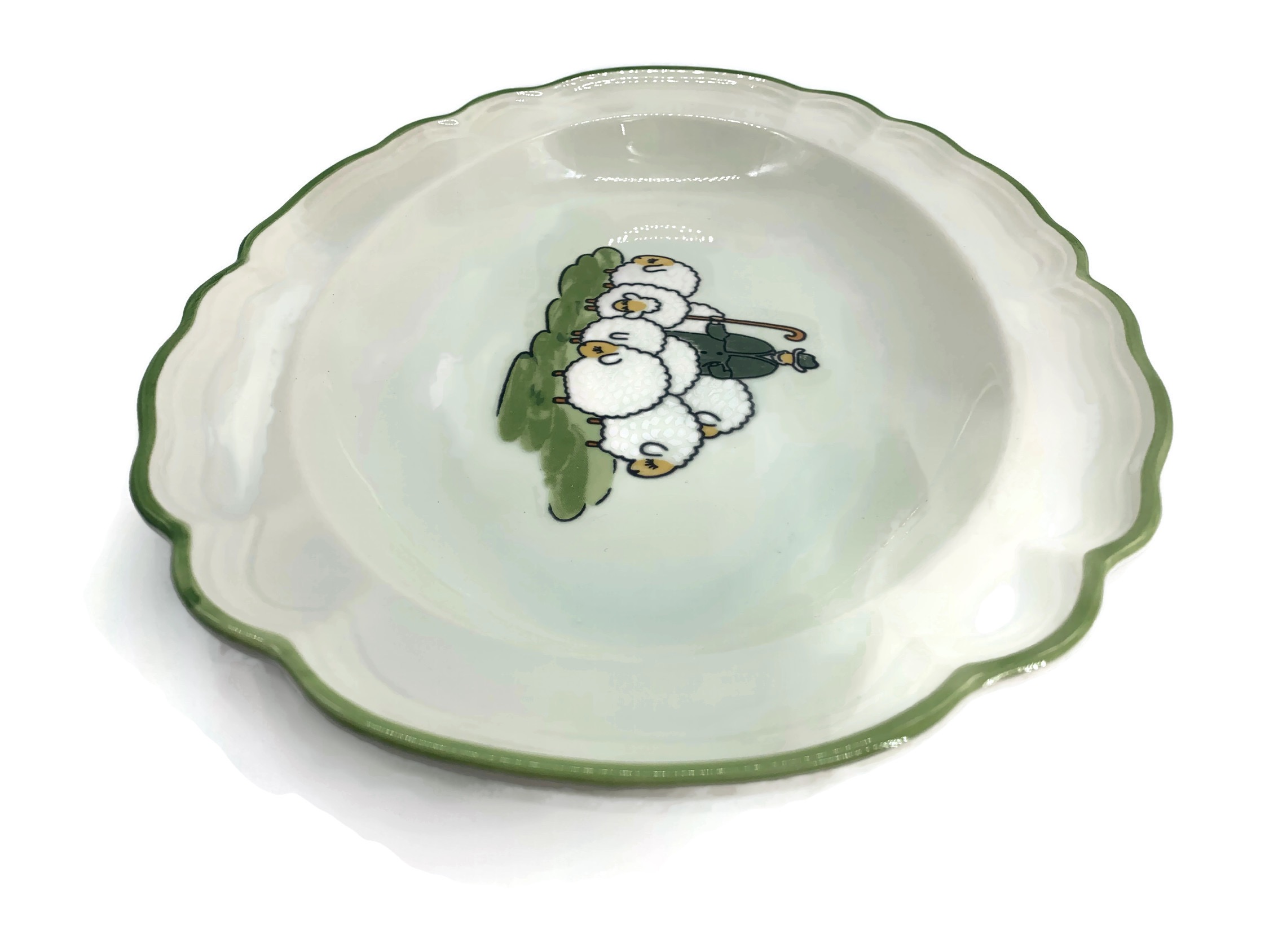 Zeller Keramik Schäfchen Platte, oval 31 cm - Vorschau 3