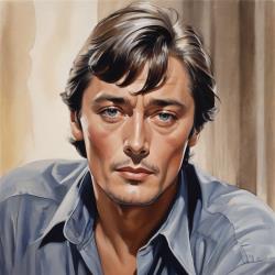 Alain Delon, Ikone des Kinos, verstorben mit 88.