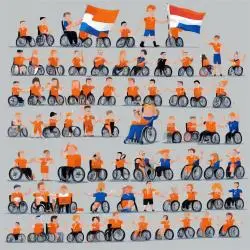 These are all the Dutch Paralympians here.