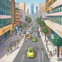 JO 2028 LA plant auto-vrije Spelen voor meer duurzaamheid