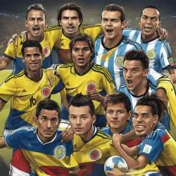 Confirmed lineup Colombia against Argentina.