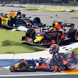 Lando Norris supera a Verstappen claramente en la carrera.