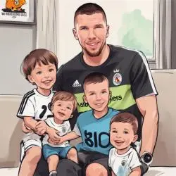 Lukas Podolski freut sich über seine drei Kinder!