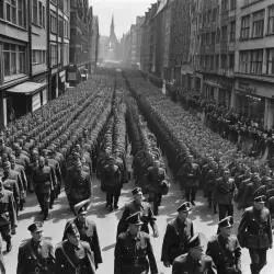 Afbeeldingen tonen de opkomst en machtsovername van de NSDAP in 1933