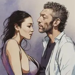 Vincent Cassel y Narah Baptista esperan un bebé.