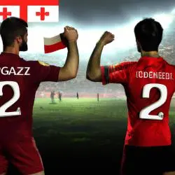 Georgien siegt gegen Portugal bei EM.