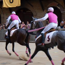 Palio Siena 2024 schedule district jockeys today.