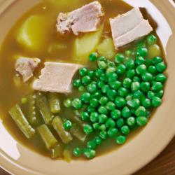 Köstliche Erbsensuppe mit Schinken - ein kanadisches Rezept