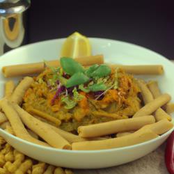 Kushari: ¡Una deliciosa mezcla egipcia de arroz, lentejas, fideos y especias!